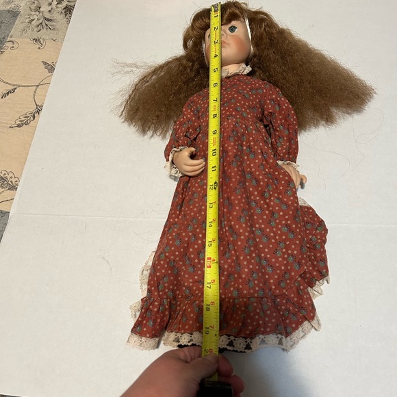 Vintage Classic Red Floral Dress Doll - Picture 7 of 7